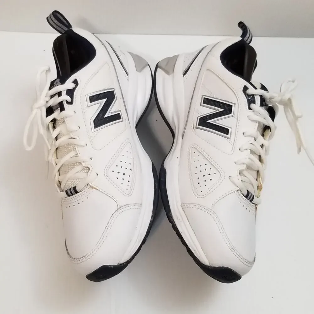 New Balance 623 MX623WN White Navy Blue Gray Sneakers Shoes Mens Size 7.5 D